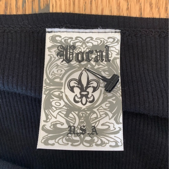 VOCAL Gold Studded Fringe long sleeve Top 3x western boho shirt new without tags - Picture 5 of 6